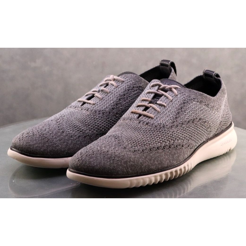 Cole Haan Zero Grand Knit Lite Men's Wingitp Oxfords Shoes Size 11 M Gray C27565
